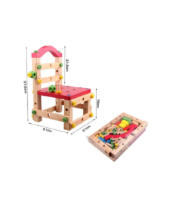 Alternative view of Silla de madera Multifuncion para armar