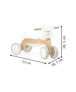 Alternative view of Triciclo de madera - sin pedal