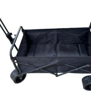 Carrito negro plegable multiuso grande