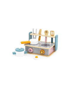 Cocina Anafe Parrillero De Madera Con Accesorios Polar B
