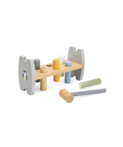 Juego martillo madera Pinguino