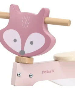 Alternative view of Triciclo Infantil de Madera Zorro Rosa