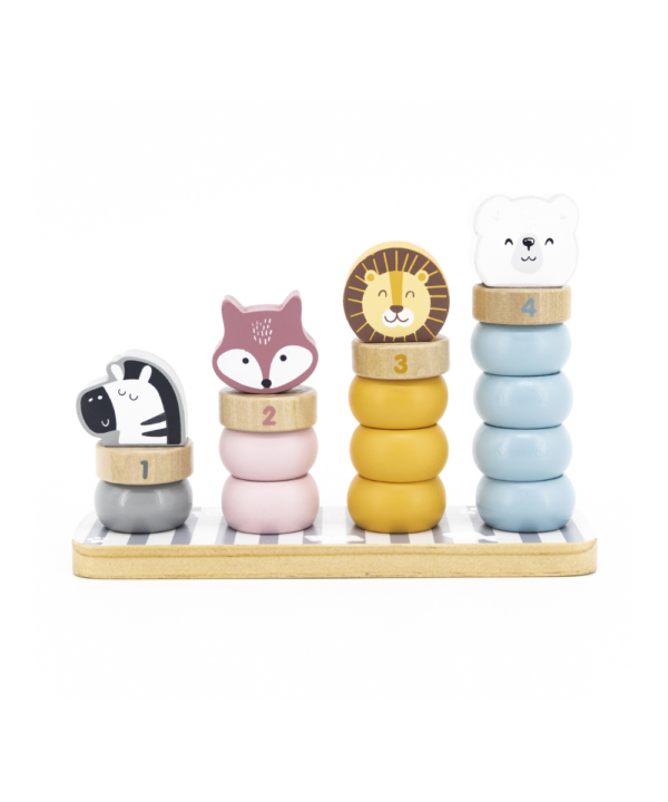 Torres Apilables de Animales Montessori