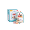 Juego de Pastelería de Madera para Niños Set de Té con Cupcakes Didáctico