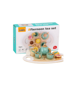 Juego de Té de Madera para Niños Set Didáctico de Rol Creativo y Social