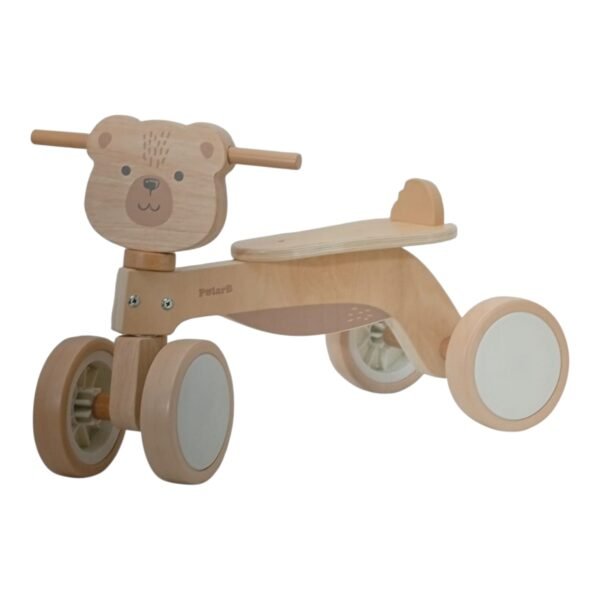 Triciclo madera beige
