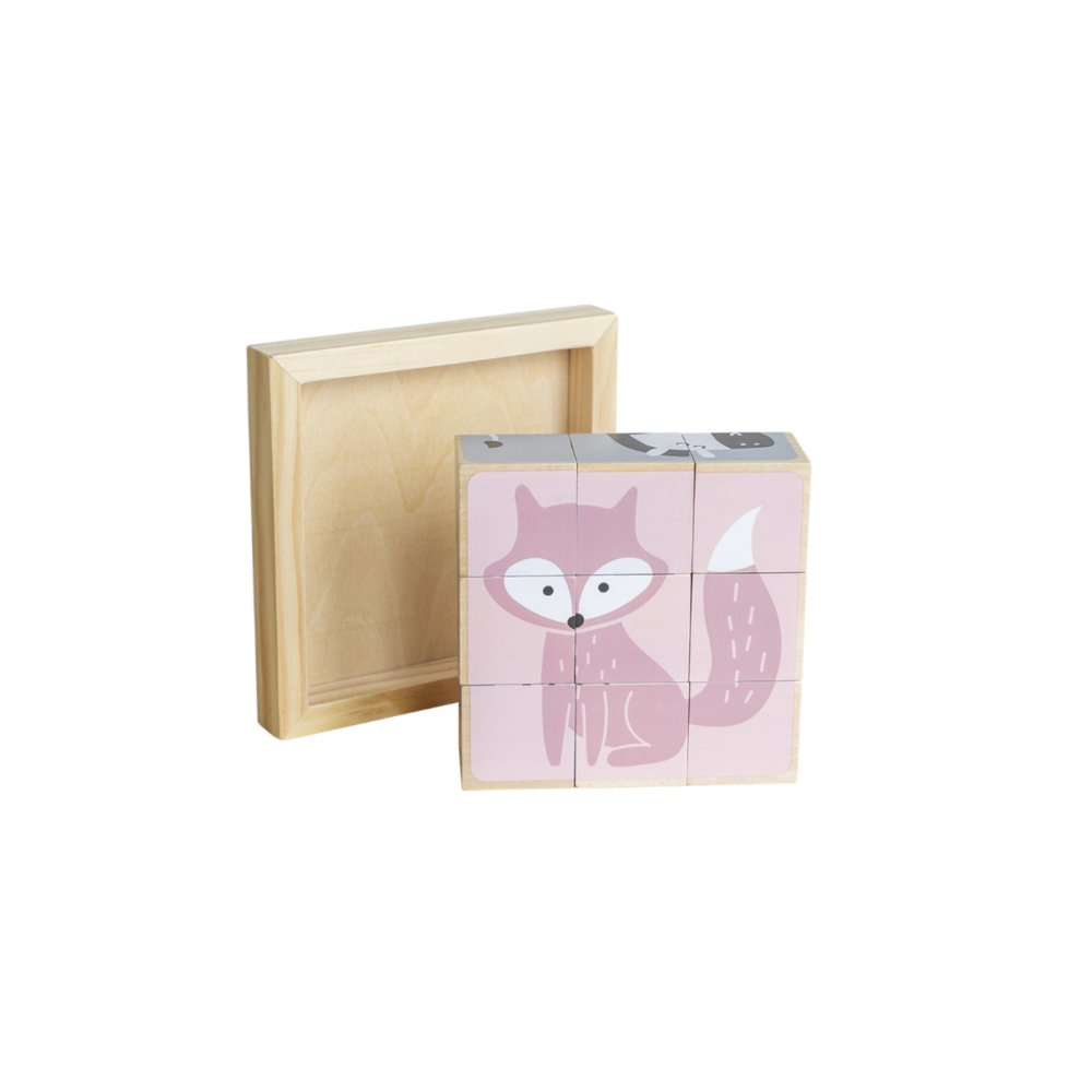 Puzzle de Bloques de Animales de 6 Lados PolarB