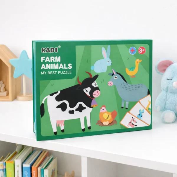 Puzzle Magnético de Animales de la Granja – Juego Didáctico Infantil