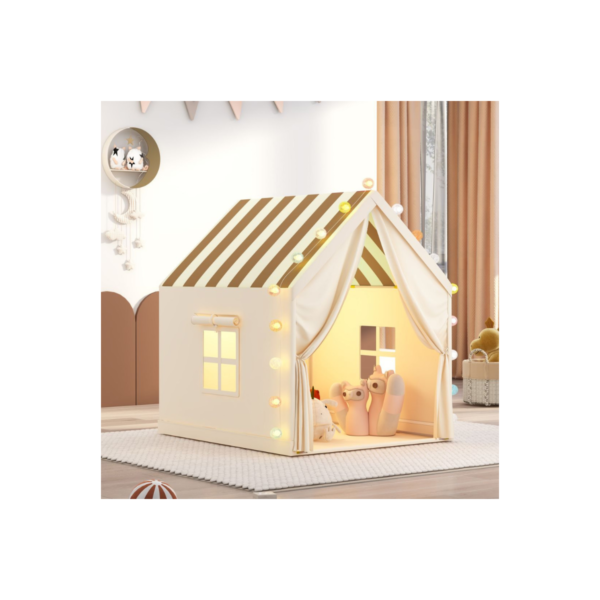 Casita Infantil de Tela Beige para Niños | Jusa Kids
