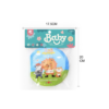 Libro de Baño para Bebé Didáctico Sensorial – Mapache