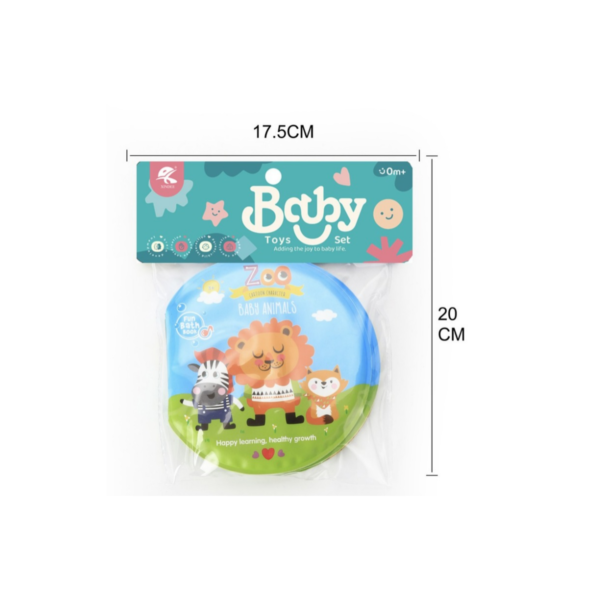 Libro de Baño para Bebé Didáctico Sensorial – Mapache