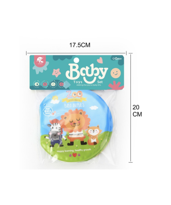 Libro de Baño para Bebé Didáctico Sensorial – Mapache